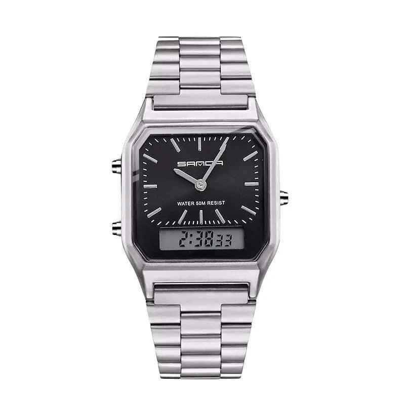 Simple Luxury Digital Waterproof Sports Quartz Watch for Men, Women, and Unisex - SCW747 - Touchy Style