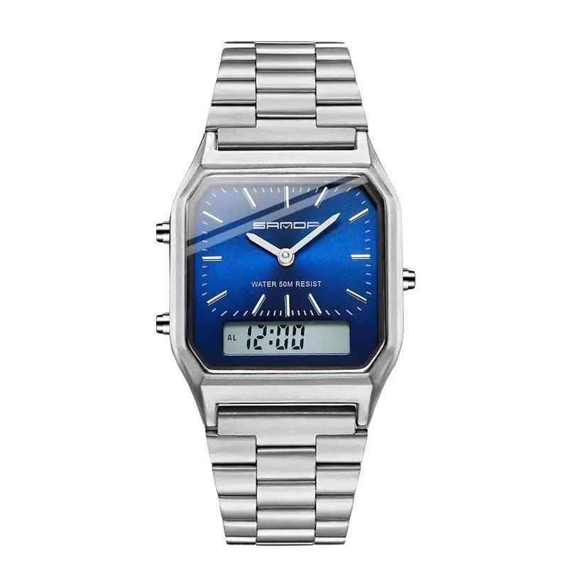 Simple Luxury Digital Waterproof Sports Quartz Watch for Men, Women, and Unisex - SCW747 - Touchy Style