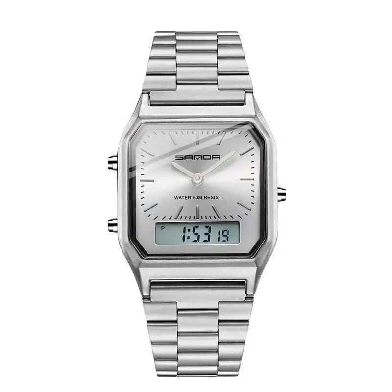 Simple Luxury Digital Waterproof Sports Quartz Watch for Men, Women, and Unisex - SCW747 - Touchy Style
