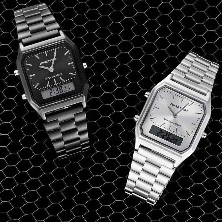 Simple Luxury Digital Waterproof Sports Quartz Watch for Men, Women, and Unisex - SCW747 - Touchy Style