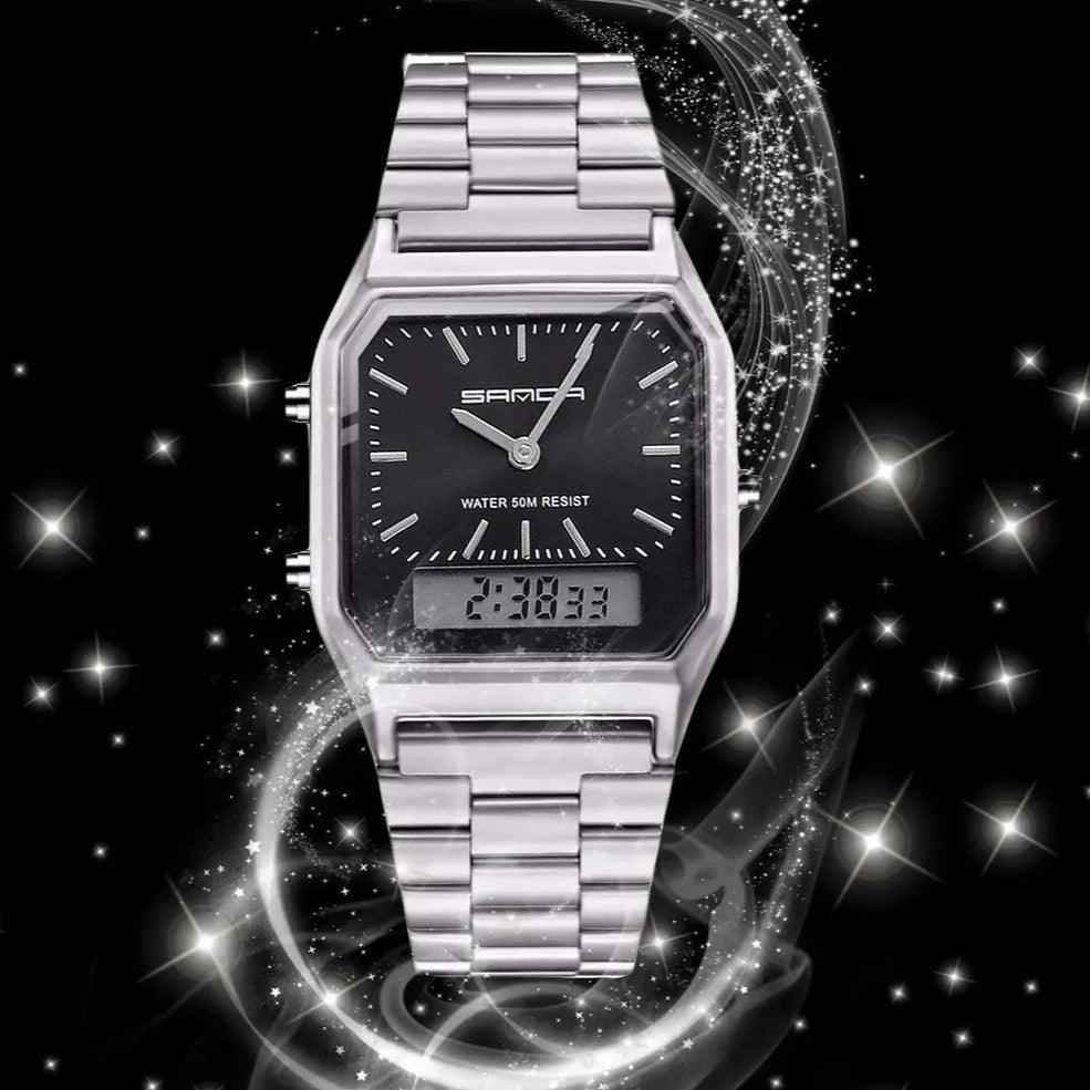 Simple Luxury Digital Waterproof Sports Quartz Watch for Men, Women, and Unisex - SCW747 - Touchy Style