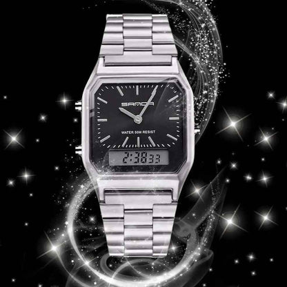 Simple Luxury Digital Waterproof Sports Quartz Watch for Men, Women, and Unisex - SCW747 - Touchy Style