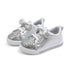 Soft Glitter Toddler Girls Sneakers with Crystal - TH346 Baby Kids Casual Shoes - Touchy Style