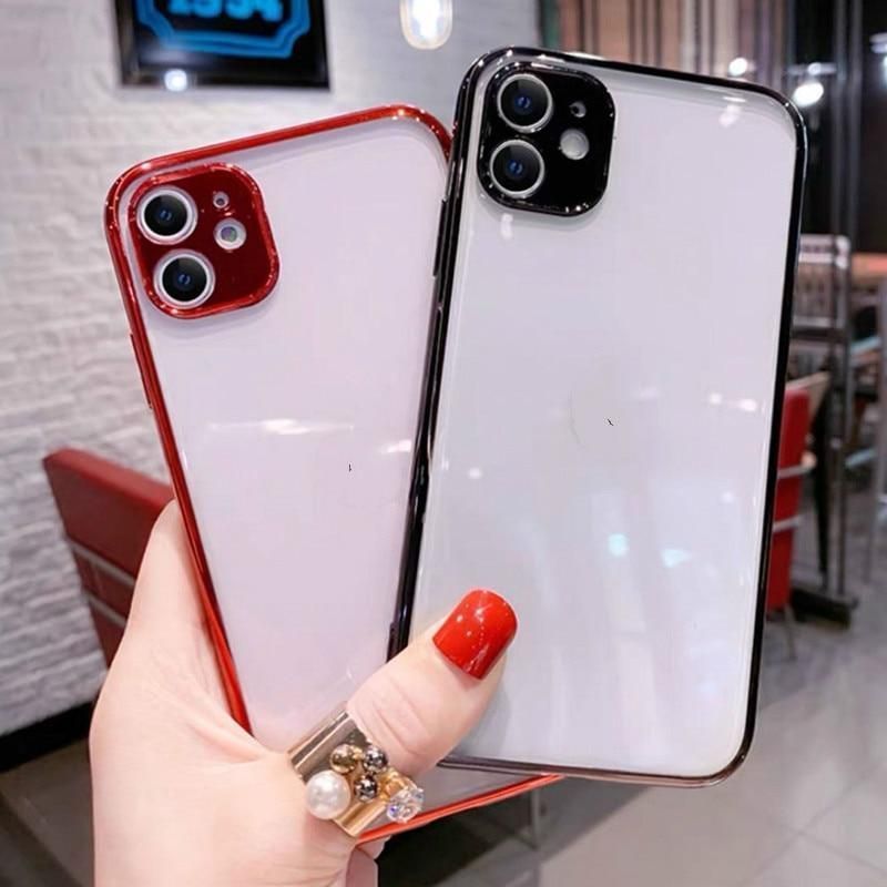 Soft Transparent iPhone Cute Phone Cases For iPhone 11 12 Pro Max 7 8 plus X Xs XR SE - Touchy Style .