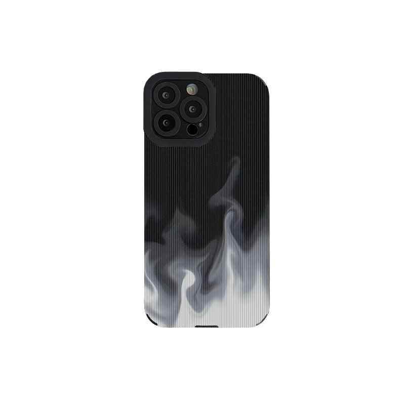 Soft White Fire Cute Phone Case for iPhone 14, 13, 12 Pro Max, Mini, 6, 7, 8 Plus, X, XS Max, XR - Touchy Style .