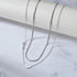 Stainless Steel Multilayer Necklaces Charm Jewelry NCJSO43 Classic Heart Letters - Touchy Style