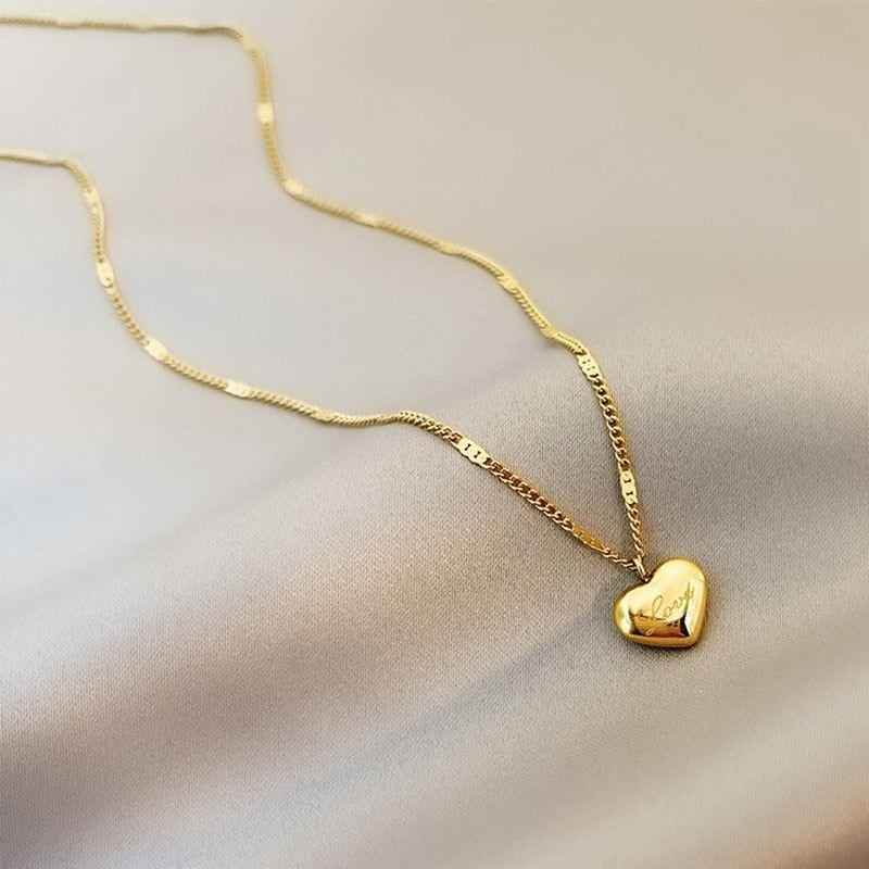 Steel Heart Condole Pendant - Necklace Charm Jewelry RV353 - Touchy Style
