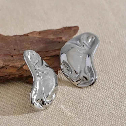 Stud Earrings Charm Jewelry - 316l Stainless Steel - YH145A - Touchy Style