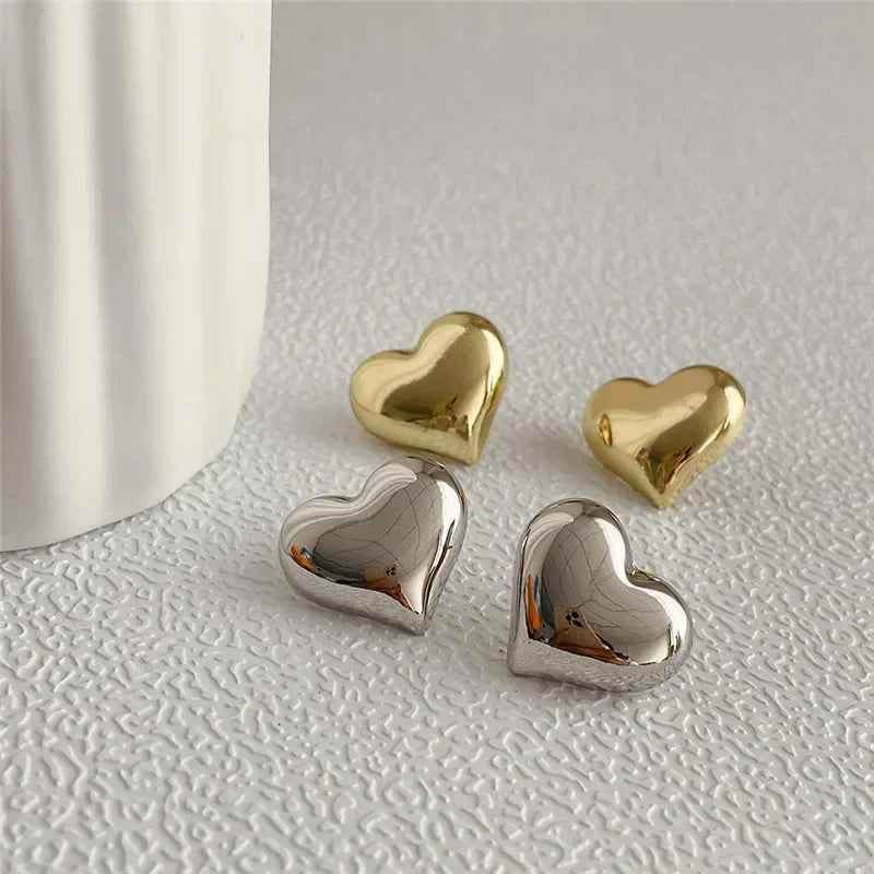 Stud Earrings Charm Jewelry - Asymmetric Heart Fashion - A6610 - Touchy Style