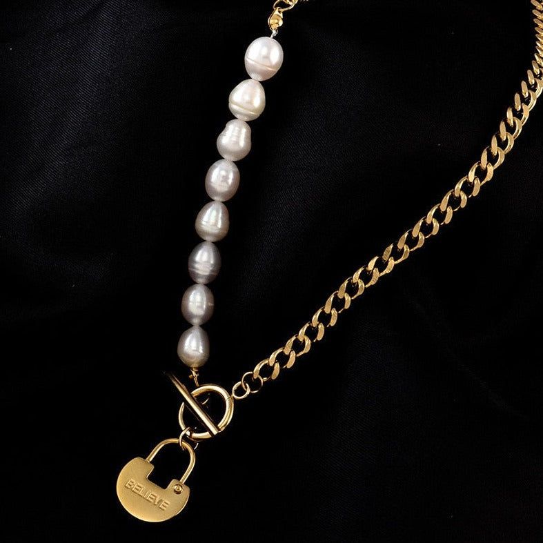 Stylish Necklace Charm Jewelry EL438 - Luxury Clavicular Chain - Touchy Style .