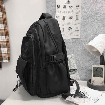 Stylish Nylon School Bag - College Cool Backpack WV120 - Touchy Style .