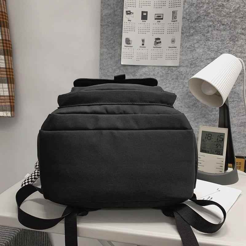 Stylish Nylon School Bag - College Cool Backpack WV120 - Touchy Style