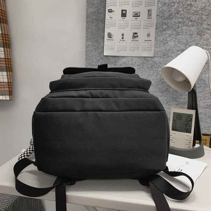 Stylish Nylon School Bag - College Cool Backpack WV120 - Touchy Style