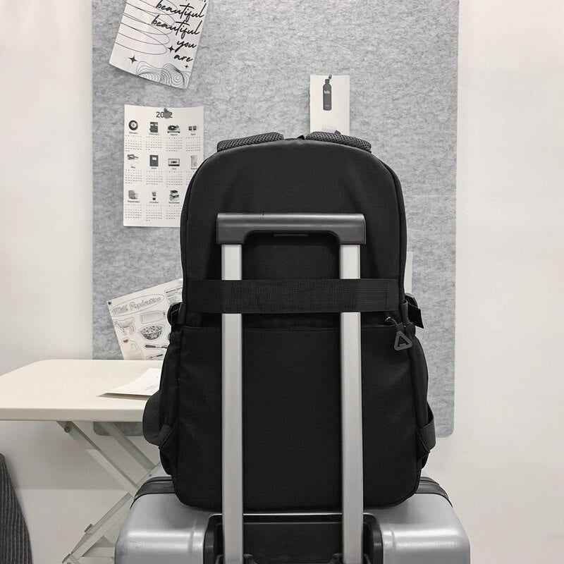 Stylish Nylon School Bag - College Cool Backpack WV120 - Touchy Style