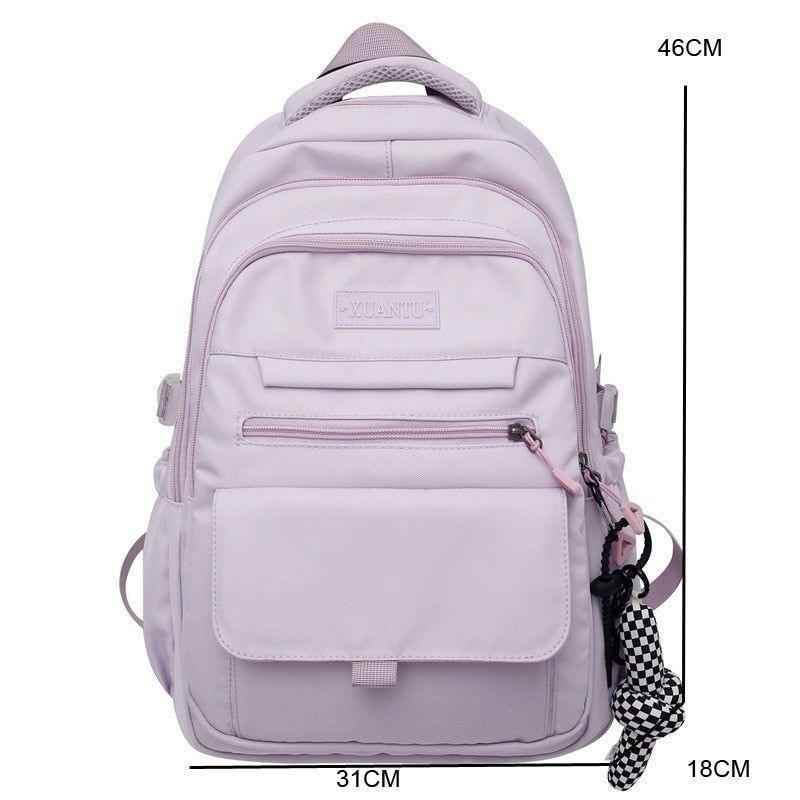 Stylish Nylon School Bag - College Cool Backpack WV120 - Touchy Style