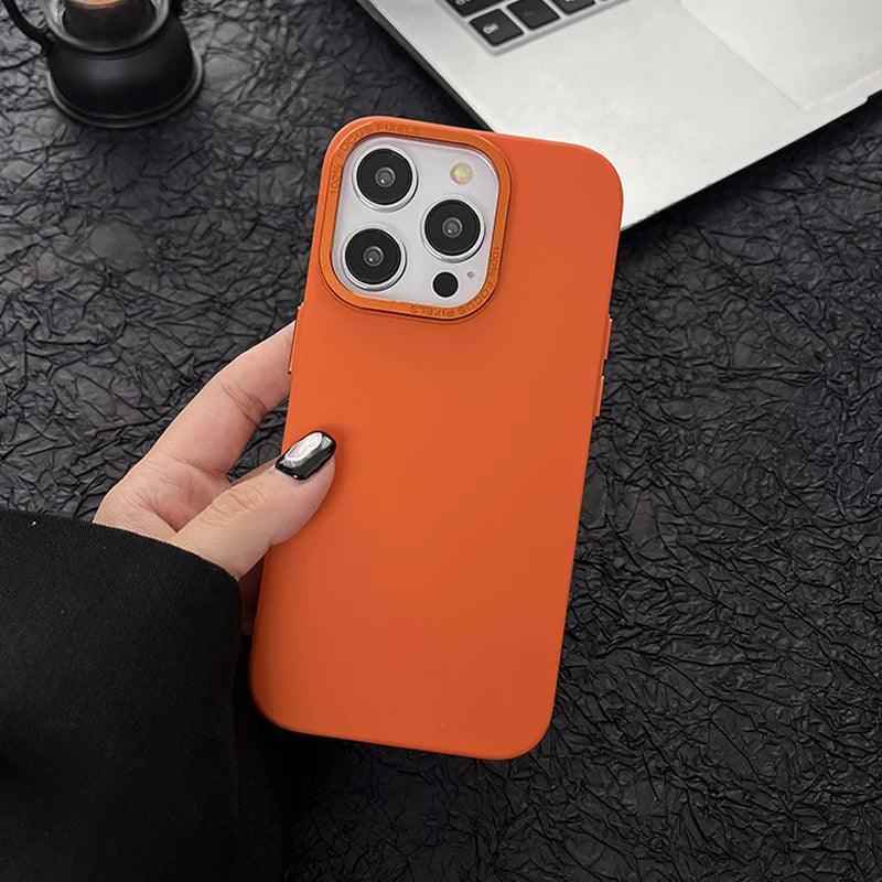 Stylish Solid Cute Phone Cases for iPhone 15, 14, 13, 12, 11 Pro Max, 15, 14 Plus - Touchy Style