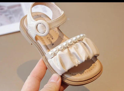 Stylish Toddler Beaded Low Heel Casual Shoes - G03304 - Touchy Style .
