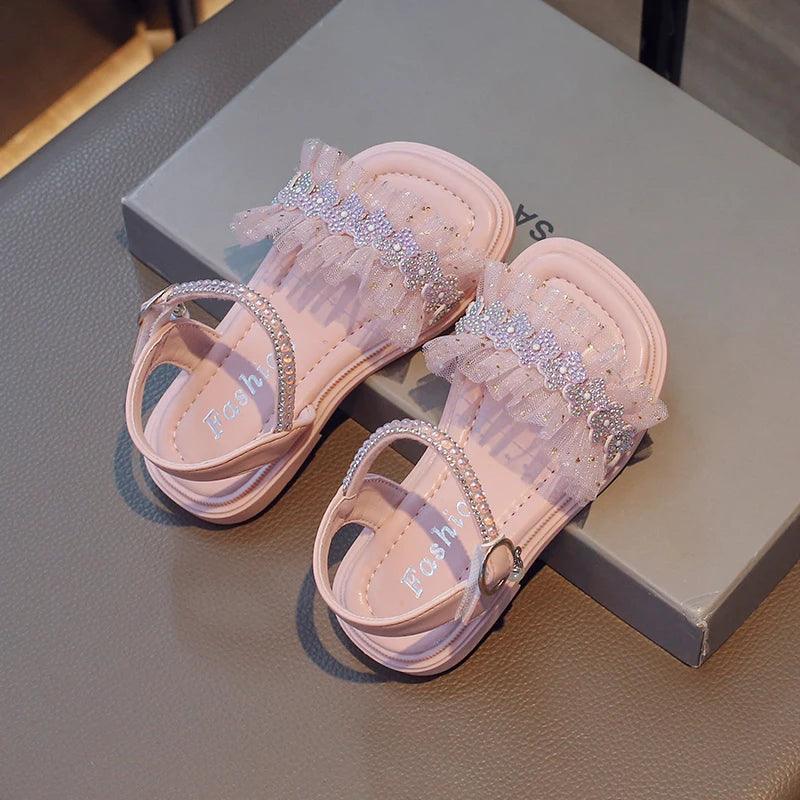 Sweet Floral Sandals for Toddler Girls: G05224 Casual Shoes - Touchy Style .