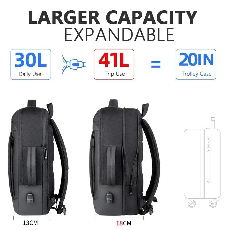 SZ99 Cool Backpack - Expandable Multifunction Business Bag - Touchy Style .