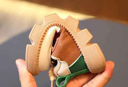 T2274 Toddler Casual Shoes - Leather Boys Girls Sneakers - Touchy Style