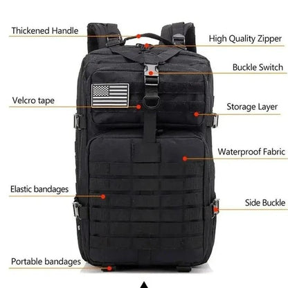 Tactical Cool Backpack CBSS47 Softback Outdoor Waterproof Hiking Travel Camping Bags - Touchy Style