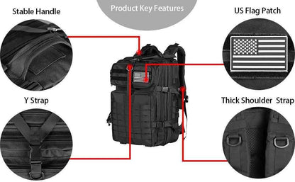 Tactical Cool Backpack CBSS47 Softback Outdoor Waterproof Hiking Travel Camping Bags - Touchy Style