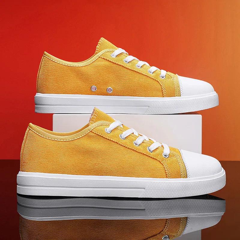 TG117 Canvas Sneakers: Unisex Skateboarding Casual Shoes for Men and Women - Touchy Style .