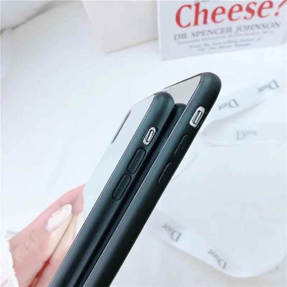 TPU Makeup Mirror Cute Phone Case For iPhone 15, 14, 13, 11, 12 Pro, XS Max, XR, X, 8, 7, 6, 6S Plus - Touchy Style