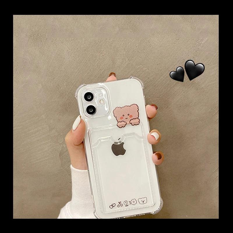 Transparent Smile Photo Frame Cute Phone Cases For iPhone 14 11 12 13 Pro XS Max X XR 7 8 Plus - Touchy Style .