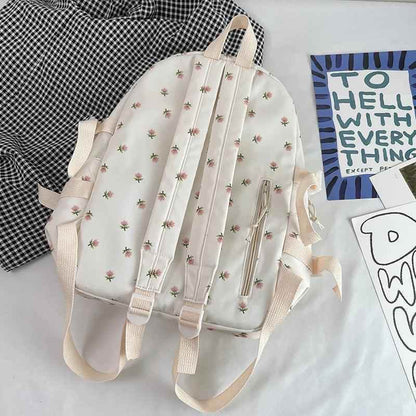 TSB102 Cool Backpacks For Girls - Floral Laptop Book Bag - Touchy Style