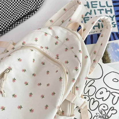 TSB102 Cool Backpacks For Girls - Floral Laptop Book Bag - Touchy Style