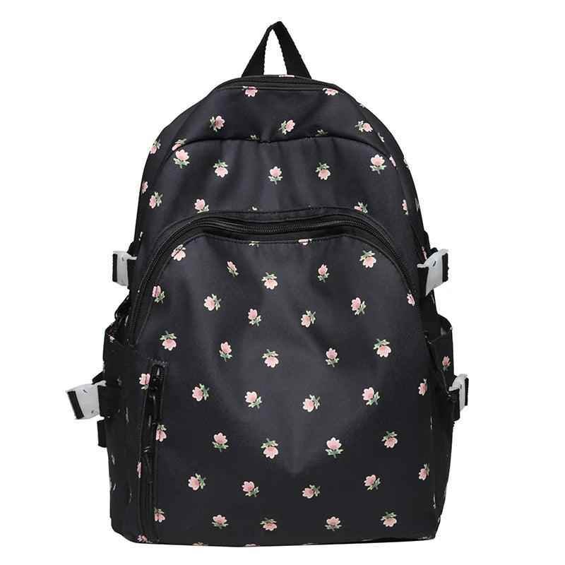 TSB102 Cool Backpacks For Girls - Floral Laptop Book Bag - Touchy Style