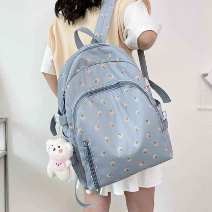 TSB102 Cool Backpacks For Girls - Floral Laptop Book Bag - Touchy Style