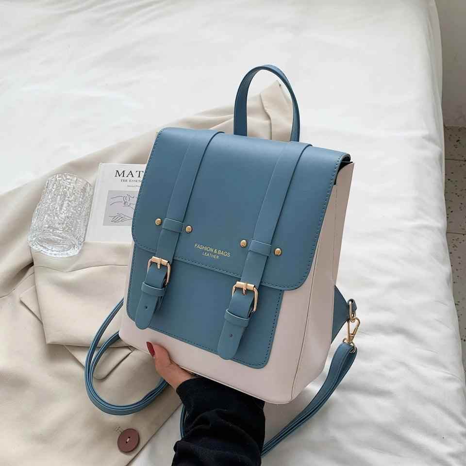 TSB17 Cool Backpack - Leather Small Book School Bags for Teenage Girls - Touchy Style