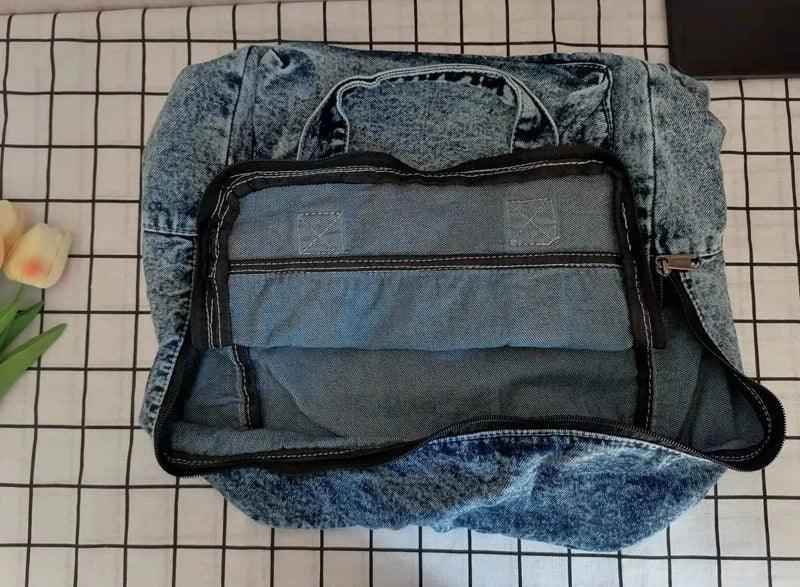 TSB21 Cool Backpacks - Denim College Bags for Teenager Girls - Touchy Style