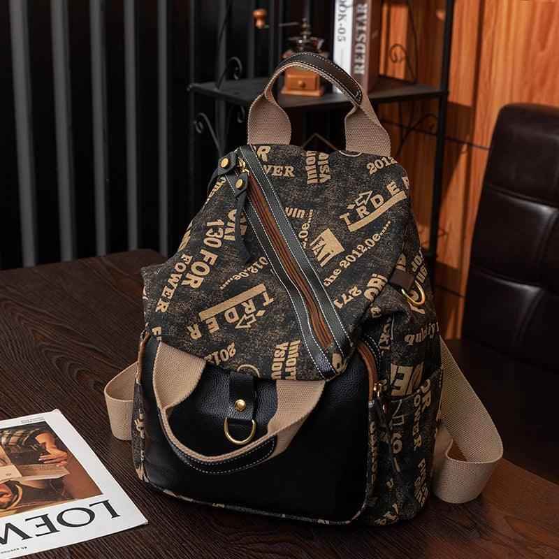 TSB26 Cool Backpacks - Canvas Vintage Softback Bags for Girls - Touchy Style