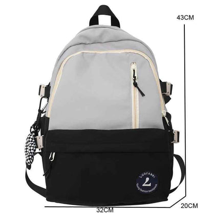 TSB29 Cool Backpacks - Big Nylon College Bags For Girls - Touchy Style