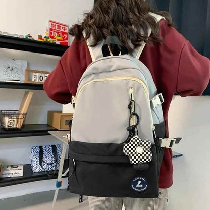 TSB29 Cool Backpacks - Big Nylon College Bags For Girls - Touchy Style