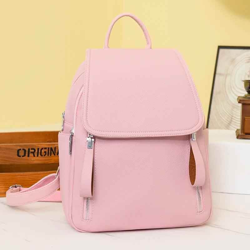 TSB39 Cool Backpacks - Leather Fashion School Bags for Teenage Girls - Touchy Style