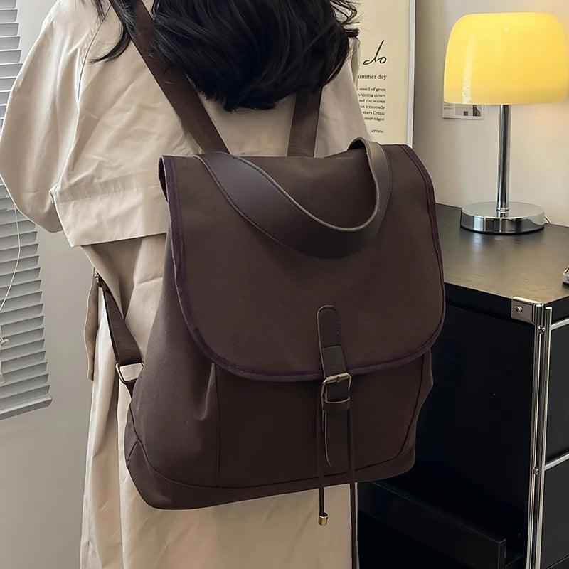 TSB43 Cool Backpacks - Vintage Leather Soft Bags For College, School, and Travel - Touchy Style