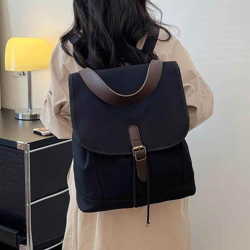 TSB43 Cool Backpacks - Vintage Leather Soft Bags For College, School, and Travel - Touchy Style