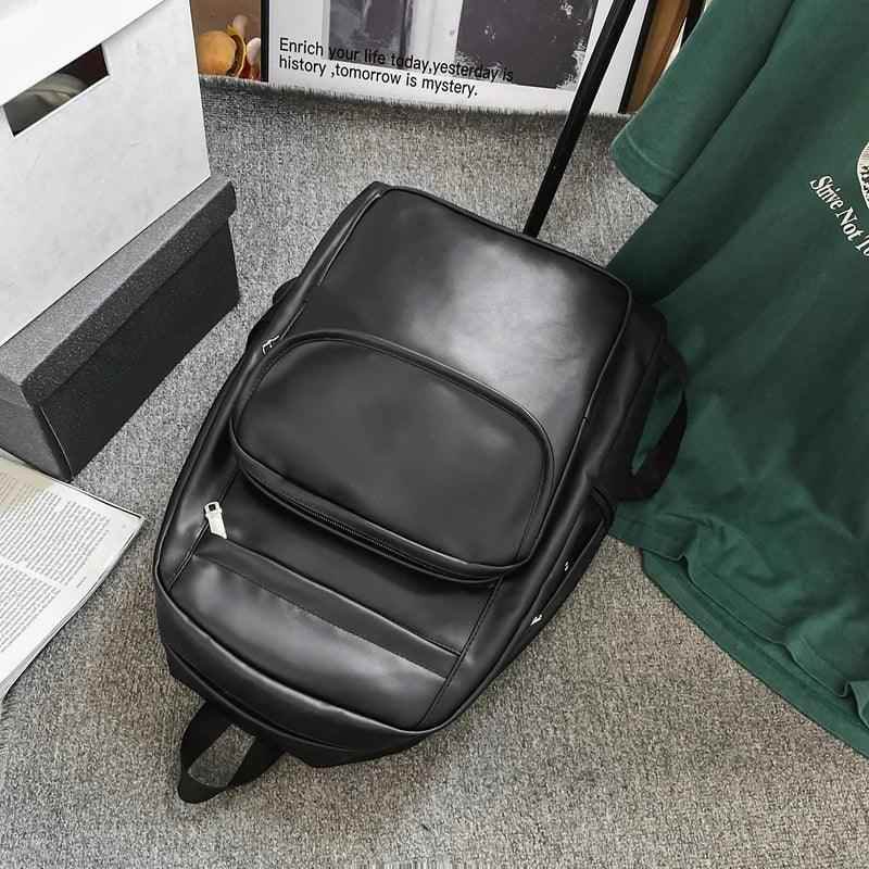 TSB45 Cool Backpacks - Leather Large Capacity School Bag For Teenage Girls and Boys - Touchy Style