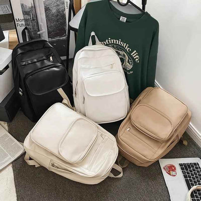 TSB45 Cool Backpacks - Leather Large Capacity School Bag For Teenage Girls and Boys - Touchy Style