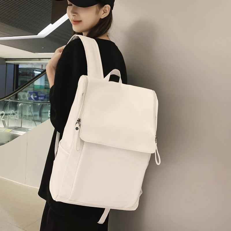 TSB47 Cool Backpacks - Soft, Leather, Large Capacity School Bags For Teenagers - Touchy Style