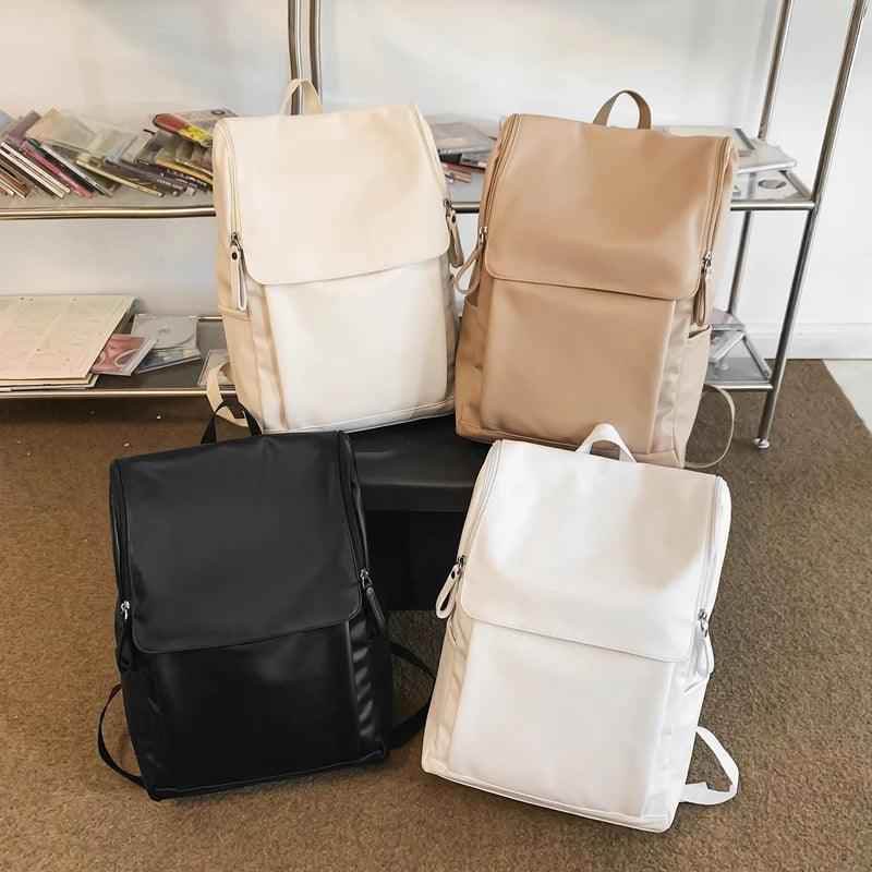 TSB47 Cool Backpacks - Soft, Leather, Large Capacity School Bags For Teenagers - Touchy Style