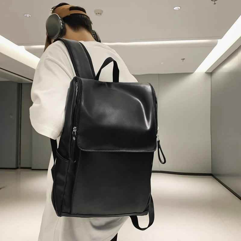 TSB47 Cool Backpacks - Soft, Leather, Large Capacity School Bags For Teenagers - Touchy Style