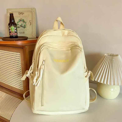 TSB49 Cool Backpacks - Waterproof, Nylon, Solid Bookbag - For Teenage Girls - Touchy Style