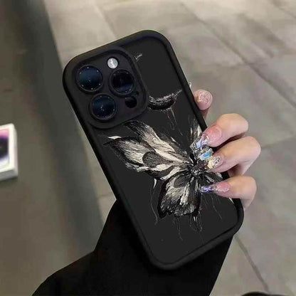 TSP116 Cute Phone Cases For iPhone 15, 14, 13, 12, 11 Pro Max, XS, XR, X, 8, 7 Plus, SE2, 14Pro, and 15Pro - Cool Butterfly Pattern - Touchy Style