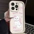 TSP127 Cute Phone Cases For iPhone 14, 13, 12, 11, 15 Pro Max, XS, XR, X, 8, 7 Plus, SE2, 14Pro, and 15Pro - Sweet Cat Pattern - Touchy Style