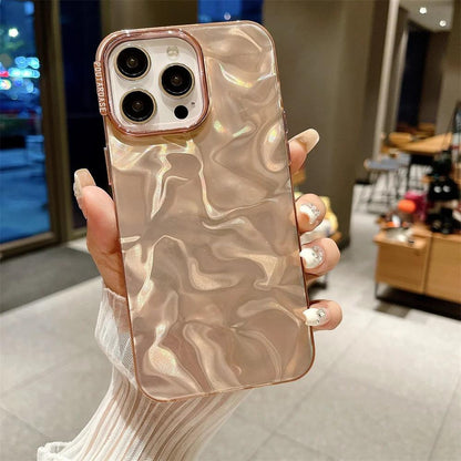 TSP14 Cute Phone Cases for iPhone 15, 14, 13, 12, 11 Pro Max, XR, X, XS Max, and 15 Plus - Laser Electroplated Cover - Touchy Style